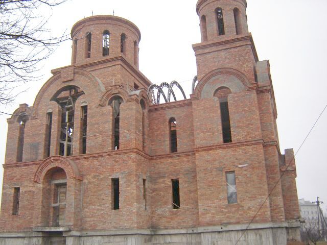 Строительство православного храма в пгт.Новоалексеевка в Херсонской области